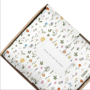 small flower tissue paper