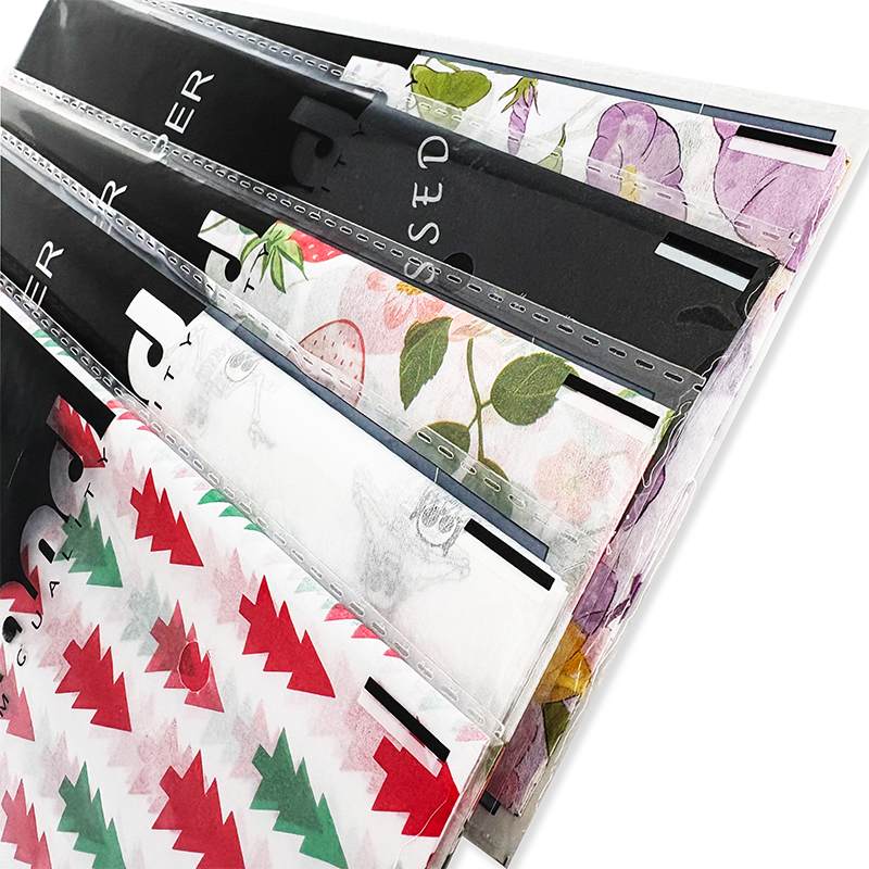 Pack of 10 pearlized tissue paper sheets for retail packaging